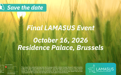 Announcement: final LAMASUS dissemination event