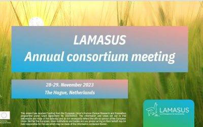 Upcoming event: LAMASUS Annual Consortium meeting