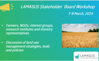 LAMASUS announces its second Land-Management Stakeholder Workshop on March 7-8, 2024